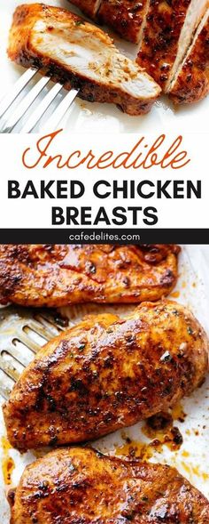 Paprika Seasoning, Juicy Baked Chicken Breast, Chicken Breast Oven Recipes, Chicken Breast Oven, Baked Chicken Breasts, Juicy Baked Chicken, Oven Baked Chicken Breasts, Chicken Breast Recipes Baked, Chicken Breast Recipe