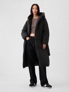 Big Puff Coat Long Puffer Coat, Big Collar, Long Puffer, Christmas Vibes, Cozy Knit, All The Way Up, Christmas 2024, Cozy Knits, Product Label