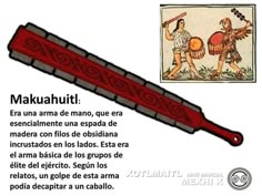 an image of a red instrument with the words makuahuti written below it