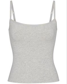 Best Tank Tops, Neck Stretches, Looks Street Style, Grey Tank Top, Gray Tank, Pink Tank, Cotton Tank Top, Cotton Logo, Dream Clothes