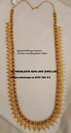 Mango Haram, 22 Carat Gold Jewellery, Gold Temple Jewellery, Back Chain, Antique Gold Jewelry Indian, Gold Jewelry Simple Necklace, Beautiful Gold Necklaces, Gold Necklace Indian Bridal Jewelry