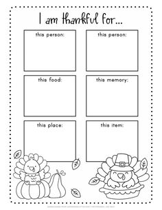 a printable thanksgiving story for kids