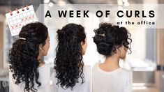 Easy Curly Hairstyles, Curly Hair Dos, Curly Hair Up, Hairstyles For Work, Office Hairstyles, Curly Hair Updo, Curly Hair Styles Easy, Natural Curls Hairstyles, Hairdos For Curly Hair