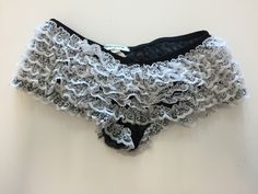 1 pair black & white ruffle briefs #LAUnboundBlackAndWhite #LAUnboundBriefs Grunge Fairy Outfit, Twilight Dr, Coyote Ugly, Blue Martini, Kitty Style, Hippie Goth, Fairy Clothes, Grunge Fairy