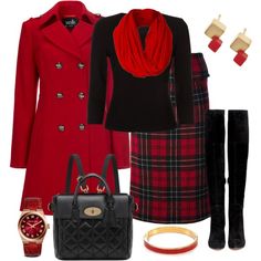 "Untitled #763" by sheree-314 on Polyvore Work Skirt Outfit, Christmas Sweater Outfits, Job Clothes, Stylish Work Attire, Fall Fashion Outfits, Classic Outfits, Womens Casual Outfits, Coco Chanel, Winter Fashion Outfits