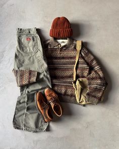 Retro Granola Aesthetic, Mens Granola Style, Granola Outfits Winter, Granola Fashion, Granola Outfits, Autumn Look