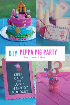 peppa pig party food, decor and more