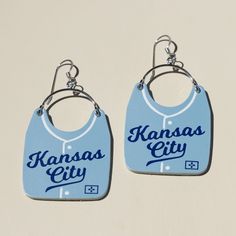 Clear Skies Kansas City Baseball Jersey Charlies - Nickel & Suede Style Quizzes, Nickel And Suede, Sky Design, Wear Necklaces, Lightweight Earrings, Baseball Team, Delicate Jewelry, Wristlet Wallet, Keep Jewelry