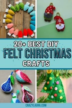 20 best diy felt christmas crafts for kids to make and sell on the internet