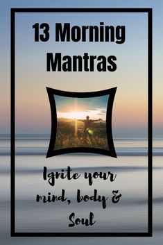 a poster with the words 13 morning mantass