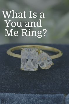 What Is a You and Me Ring? Rings With Two Stones, Morganite Meaning, Ring Meaning, Princess Diana Ring, Rings With Meaning, Men's Piercings, Purple Gemstones, Diana Ring, Moss Agate Jewelry