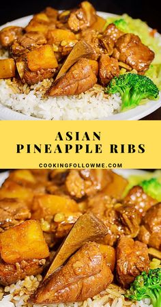 Pineapple Ribs Recipe, Pineapple Ribs, Pork Back Ribs, Chinese Chicken Recipes, Food Chinese, Recipes Asian, Pineapple Chunks, Pork Rib Recipes