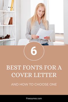 best fonts for cover letter Letter Fonts, Best Fonts, Cover Letters, Choose One, Small Detail