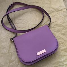 Used Once! Kate Spade Cross Body Bag, Kate Spade Bag Crossbody, Cross Body Bag, Body Bag, Color Purple, Crossbody Bags