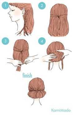 Frosted Tips, Easy Everyday Hairstyles, Cute Simple Hairstyles, Hair Arrange, Peinados Fáciles Para Cabello Corto, Everyday Hairstyles, Diy Hairstyles, Up Hairstyles