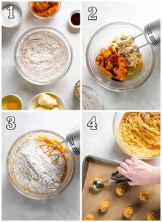 the steps to make no bake pumpkin cookies