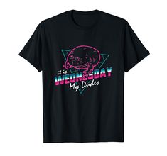 PRICES MAY VARY. It Is Wednesday My Dudes T-Shirt. Frog Meme Shirt for Budgett Frog fans everywhere. Original It Is Wednesday My Dudes 80s Neon Tee by Dumb Shirts. Lightweight, Classic fit, Double-needle sleeve and bottom hem It Is Wednesday My Dudes, Frog Meme, 80s Neon, Vintage Tshirts, Branded T Shirts, Retro Vintage, Top Styles, Fashion Branding, Mens Shirts