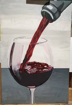 Original Art Acrylic Painting, measuring: 40.64W x 60.96H x 0.51D cm, by: Gavin Waldron (United Kingdom). Styles: Fine Art. Subject: Still Life. Keywords: Filling A Wine Glass, Wine Glass, Red Wine, Glass, Bottle. This Acrylic Painting is one of a kind and once sold will no longer be available to purchase. Buy art at Saatchi Art. Wine Bottle Painting Acrylics, Acrylic Painting Wine Glasses, Red Wine Glass Painting, Wine Bottle Painting On Canvas, Wine Glass Painting Canvas, Wine Watercolor Painting, Glass Of Wine Painting, Wine Glass Art Paintings Canvas, Wine Acrylic Painting