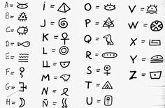 an image of some type of symbols that are in the form of letters and numbers