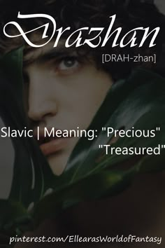 a poster with the words slavic meaning precious treasures