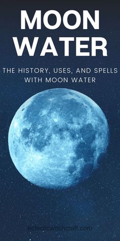 This is the definitive guide to moon water magic and the history of moon water in witchcraft and love spells. Moon water is a great magical cleanser and helps to develop intuition and psychic abilities. Charge your water in a full moon spell. Beauty spells and love spells can benefit from moon water, too. Perfect for lunar witches. #witchcraft #pagan #paganism #wicca #moon #moonmagic #magick #witch Develop Intuition, Full Moon Spells, Eclectic Witchcraft, Water Magic, Moon Magick, Beauty Spells, Moon Rituals