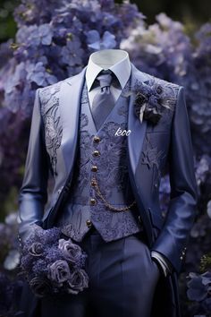 Outfits Quotes, King Outfit, Purple Suits, Royal Outfits, Prom Outfits