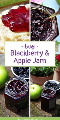 easy blackberry and apple jam recipe