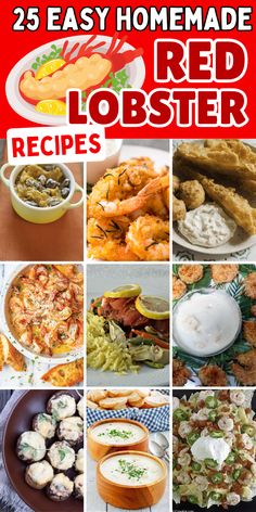 25 easy homemade red lobster recipes