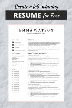 a professional resume template with an orange and black stripe on the bottom, in front of a