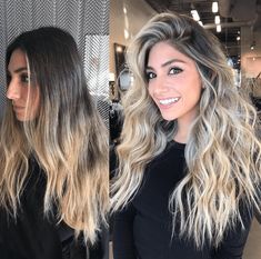 Rambut Brunette, Balayage Hair Blonde, Brown Blonde Hair, Ombre Hair Color, Hair Color Balayage, Blonde Ombre, Cool Hair Color, Hair Color Trends, Blonde Balayage