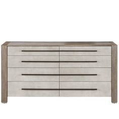 an image of a white and grey dresser