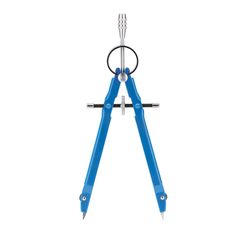 a pair of blue pliers sitting on top of each other