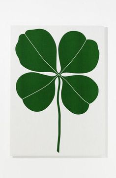 a four leaf clover on a white background