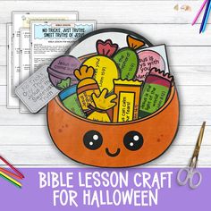 the bible lesson craft for halloween