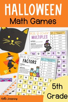 halloween math games for 5th grade students