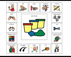 an image of different objects that can be used to describe the words in this game