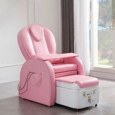 H5282715a3afd45db977dcfbb8dd289e7U.jpg Modern Nail Salon, Nail Salon Chairs, Manicure Chair, Luxury Nail Salon, Pink Pedicure, Pedicure Station, Beauty Nail Salon, Nail Salon Furniture, Spa Pedicure Chairs