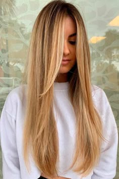 53 Long Haircuts With Layers For Every Type Of Texture Long Haircuts With Layers, Haircuts With Layers, Long Haircuts, Long Face Hairstyles, Frontal Hairstyles, Haircuts Straight Hair