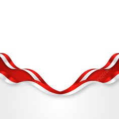 a red and white wavy background with space for your text or image on the left side