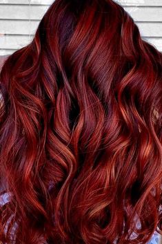 Natural Auburn Hair, Auburn Red Hair, Deep Red Hair, Crimson Hair