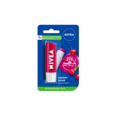 NIVEA Lip Balm, Glossy Finish - Fruity Cherry ShineQuantity: 4.8gBrand: NiveaCategory: Lipbalm Nivea Lip Balm, Lip Balm Collection, Mineral Oil, Oil Free, Natural Oils, Lip Balm, The Balm, Moisturizer, Lips