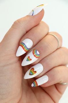 pride nails designs