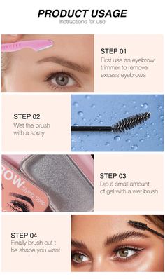 Soap Eyebrows, Eyebrows Soap, Feathery Eyebrows, Eyebrows Gel, Makeup Tutorial Foundation Flawless Face, Brow Makeup Tutorial, Brow Room, Makeup Tricks And Tips, Eyebrow Sculpting