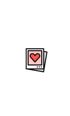 a computer screen with a heart on it