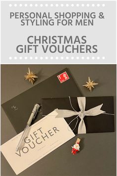 Christmas Xmas Gift Vouchers for men's personal styling and shopping and colour consultations Styling For Men, Christmas Gifts For Men, Wellness Gifts