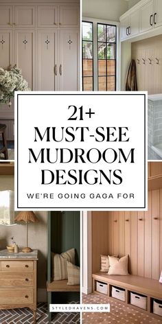 On the hunt for the best mudroom designs for 2025? These gorgeous mud room ideas range from small to big and include mudroom ideas for SO many different home decor styles! (SAVE to your interior design or house interior board for later!) Mud Room Colors, Mudroom Wall Ideas, Mudroom Designs, Different Home Decor, Interior Board