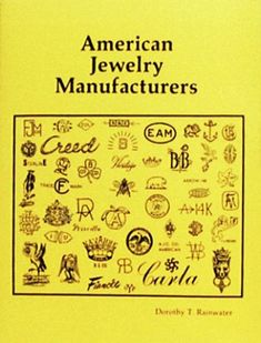 The identification and dating of American jewelry heretofore has been difficult because few pieces bear standard markings and the references have been diverse, hard to find, and incomplete. Using old trade journals and their related directories as her primary sources, the eminent silver historian Dorothy Rainwater has exhaustively compiled here for the first time a comprehensive reference of jewelry trademarks and manufacturers in alphabetical order. She has also written a history of jewelry mak Identify Jewelry, Antique Knowledge, Costume Jewelry Makers, Spring Jewelry Trends, Jewelry Facts, Cleaning Schedules, Jewelry Manufacturing, Jewelry Knowledge, Vintage Jewelry Antique