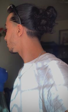 Low Taper Fade Man Bun, Low Taper Man Bun, Man Bun Taper, Low Taper With Long Hair, Low Taper Undercut, Long Hair Taper Fade For Men, Low Taper Long Hair, Long Hair Taper, Man Bun With Fade