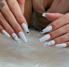 White Acrylic Nails, Acrylic Nails Coffin Pink, Acrylic Nails Coffin Short, Luxury Nails