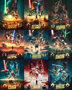 star wars the force awake poster collection